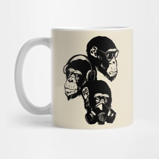 Three Monkey Mug